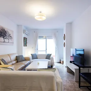 Amplio Apartamento Con Terraza Y Bb En El Centro , Málaga España